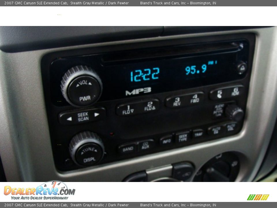 2007 GMC Canyon SLE Extended Cab Stealth Gray Metallic / Dark Pewter Photo #6