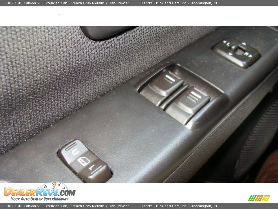 2007 GMC Canyon SLE Extended Cab Stealth Gray Metallic / Dark Pewter Photo #9