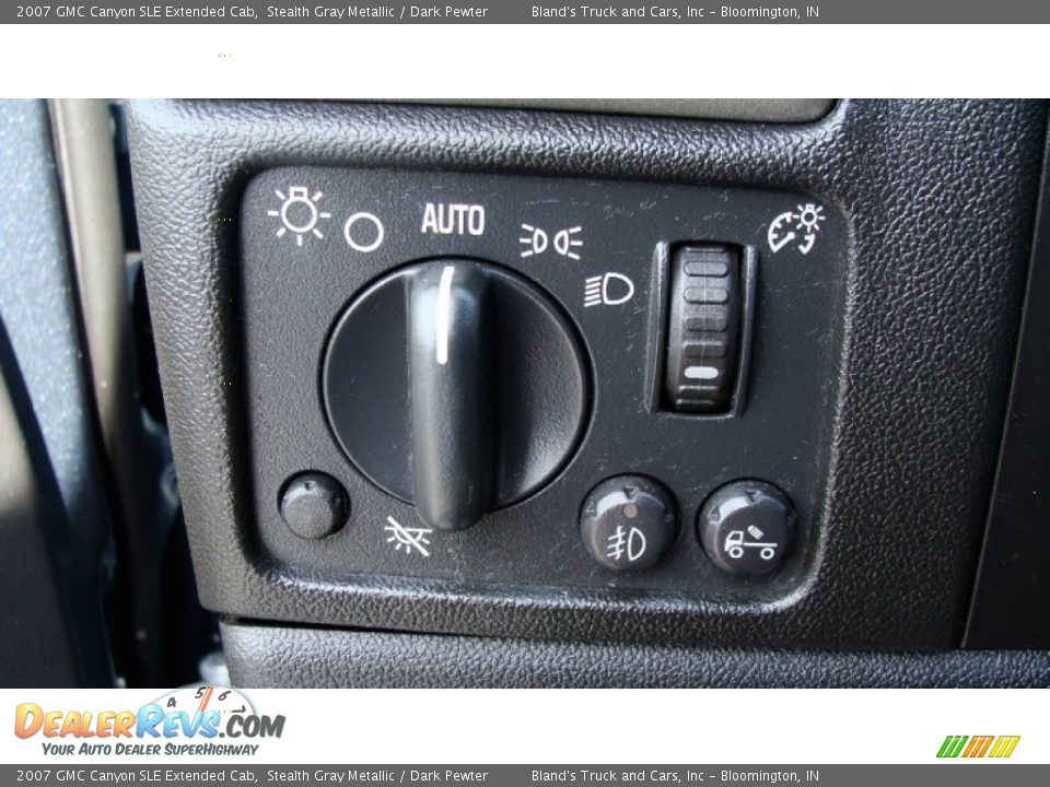 2007 GMC Canyon SLE Extended Cab Stealth Gray Metallic / Dark Pewter Photo #10