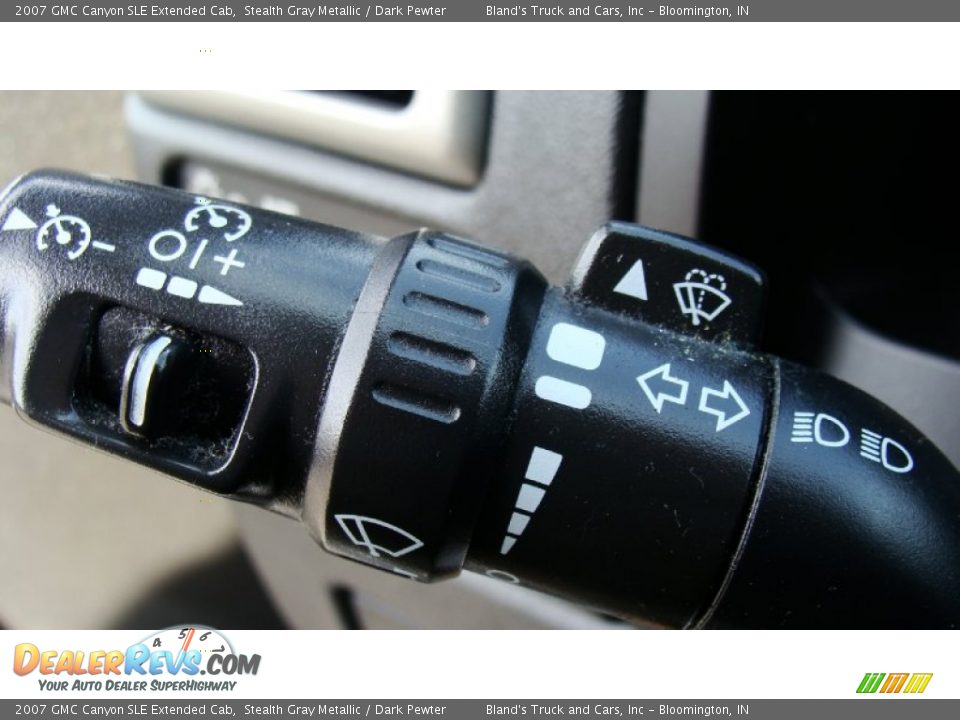 2007 GMC Canyon SLE Extended Cab Stealth Gray Metallic / Dark Pewter Photo #11