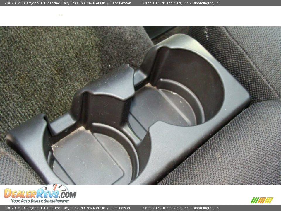 2007 GMC Canyon SLE Extended Cab Stealth Gray Metallic / Dark Pewter Photo #12