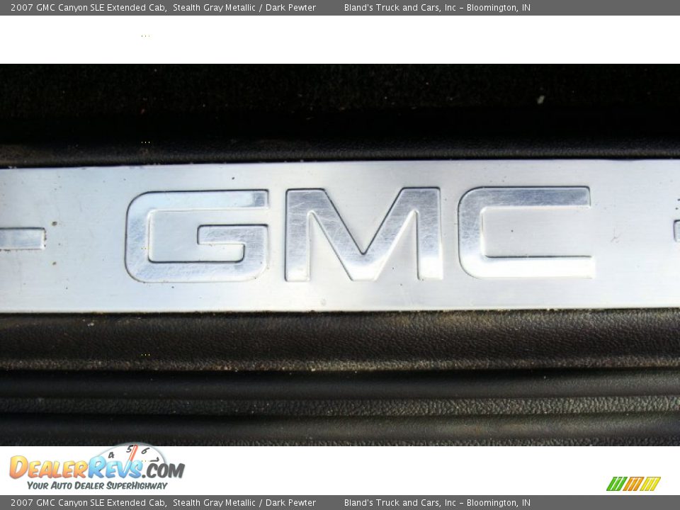 2007 GMC Canyon SLE Extended Cab Stealth Gray Metallic / Dark Pewter Photo #15