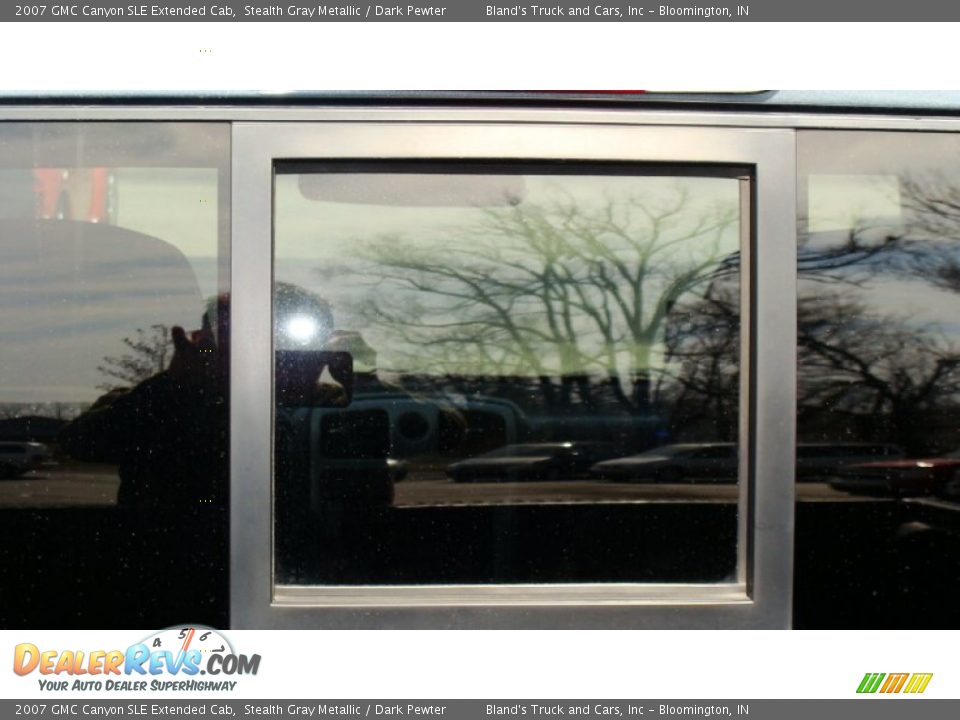 2007 GMC Canyon SLE Extended Cab Stealth Gray Metallic / Dark Pewter Photo #18