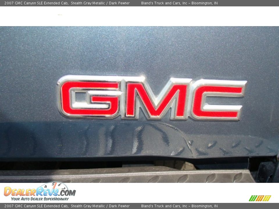 2007 GMC Canyon SLE Extended Cab Stealth Gray Metallic / Dark Pewter Photo #21