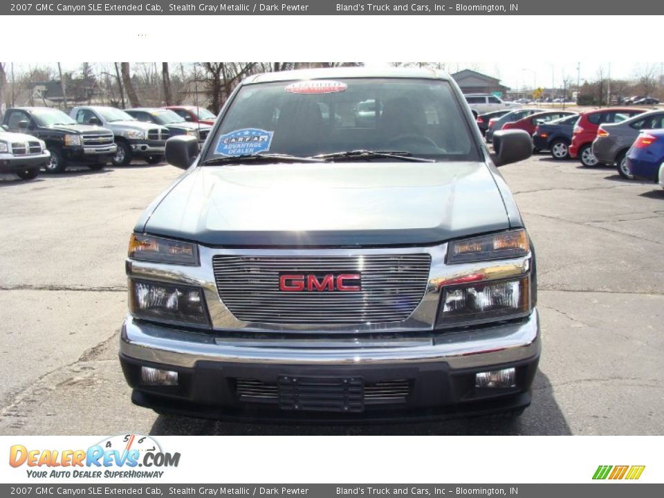 2007 GMC Canyon SLE Extended Cab Stealth Gray Metallic / Dark Pewter Photo #23