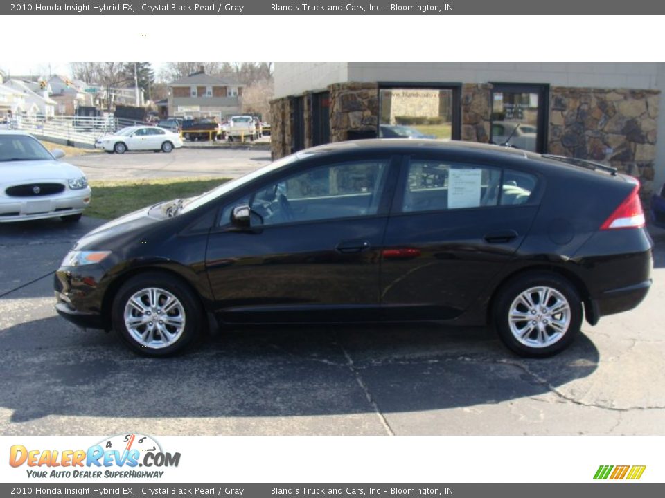 2010 Honda Insight Hybrid EX Crystal Black Pearl / Gray Photo #1