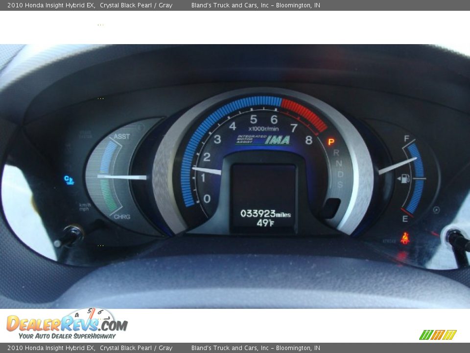 2010 Honda Insight Hybrid EX Gauges Photo #5