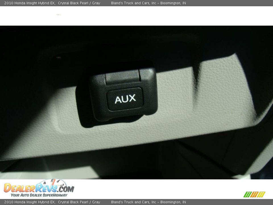 2010 Honda Insight Hybrid EX Crystal Black Pearl / Gray Photo #10