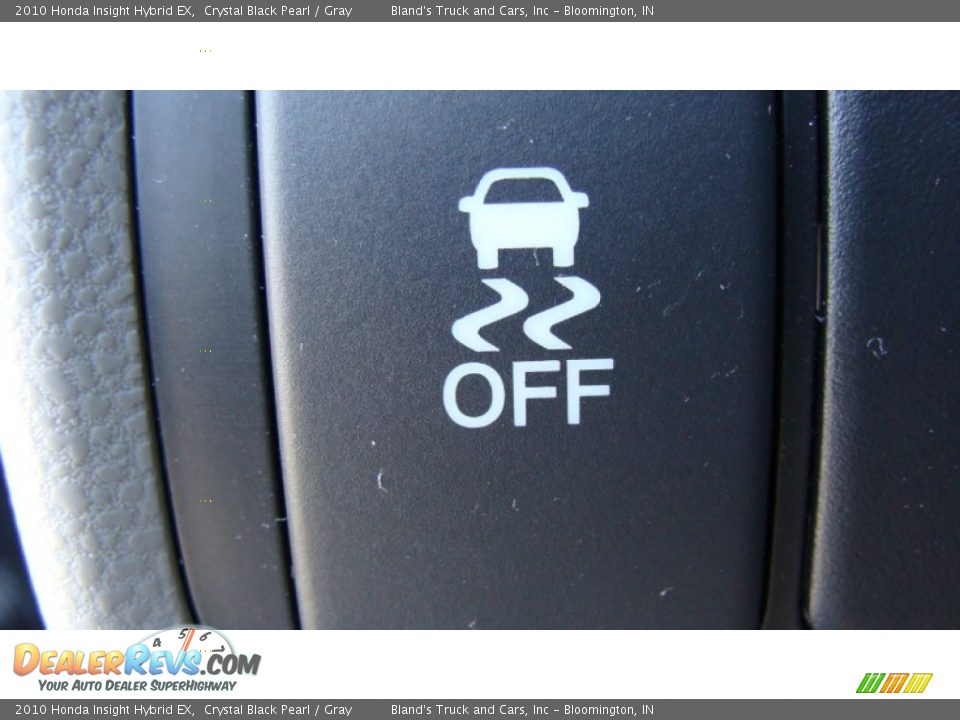 2010 Honda Insight Hybrid EX Crystal Black Pearl / Gray Photo #21
