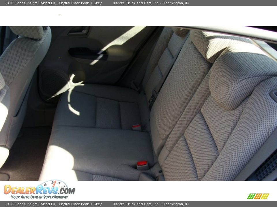 2010 Honda Insight Hybrid EX Crystal Black Pearl / Gray Photo #23