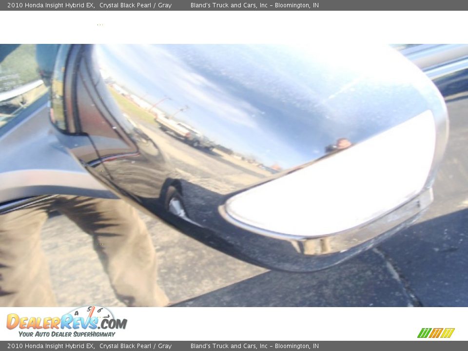 2010 Honda Insight Hybrid EX Crystal Black Pearl / Gray Photo #24