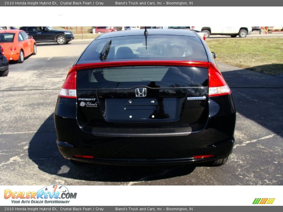 2010 Honda Insight Hybrid EX Crystal Black Pearl / Gray Photo #27