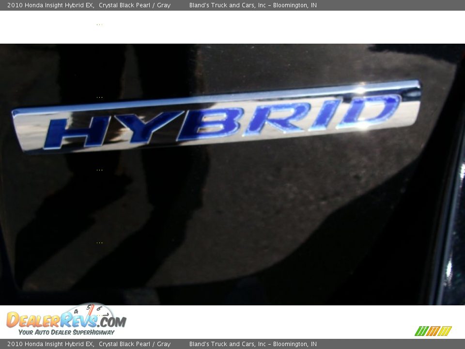 2010 Honda Insight Hybrid EX Crystal Black Pearl / Gray Photo #29