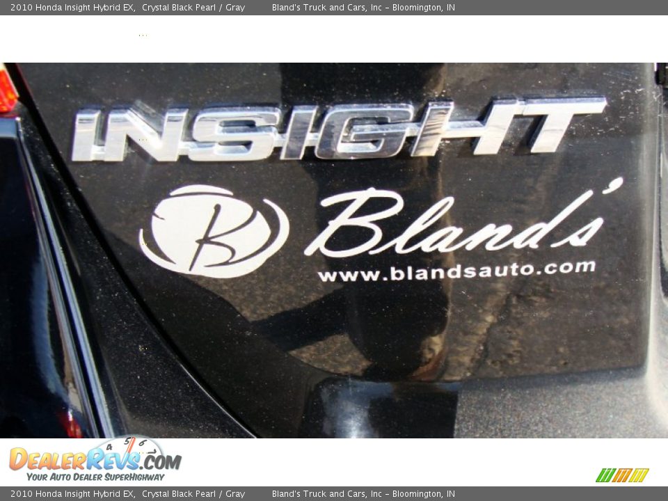2010 Honda Insight Hybrid EX Crystal Black Pearl / Gray Photo #30