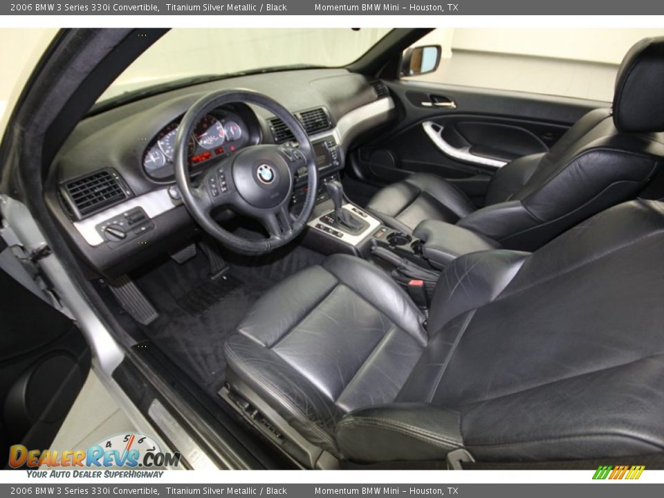 2006 BMW 3 Series 330i Convertible Titanium Silver Metallic / Black Photo #3