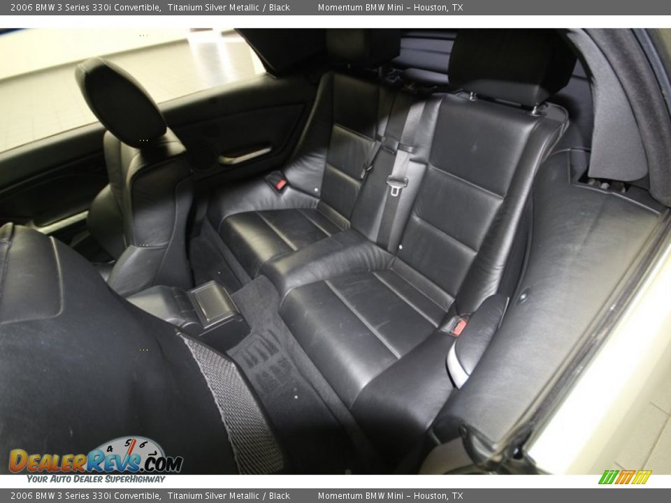 2006 BMW 3 Series 330i Convertible Titanium Silver Metallic / Black Photo #15