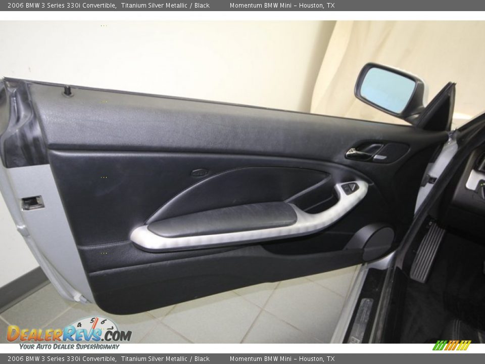2006 BMW 3 Series 330i Convertible Titanium Silver Metallic / Black Photo #16