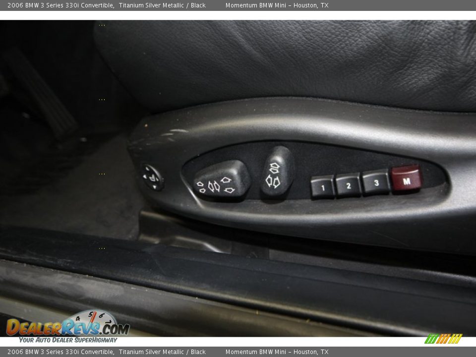 2006 BMW 3 Series 330i Convertible Titanium Silver Metallic / Black Photo #17