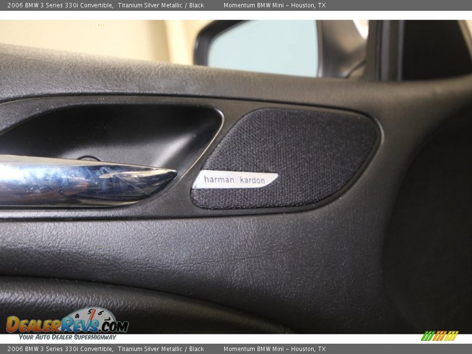 2006 BMW 3 Series 330i Convertible Titanium Silver Metallic / Black Photo #26
