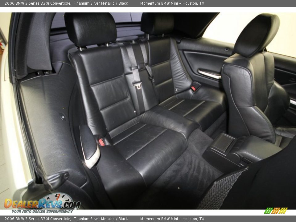 2006 BMW 3 Series 330i Convertible Titanium Silver Metallic / Black Photo #29