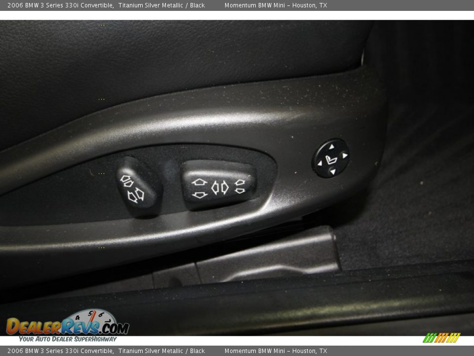 2006 BMW 3 Series 330i Convertible Titanium Silver Metallic / Black Photo #31