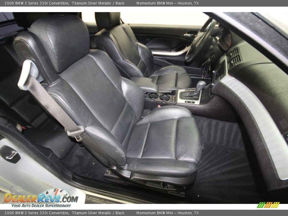 2006 BMW 3 Series 330i Convertible Titanium Silver Metallic / Black Photo #32