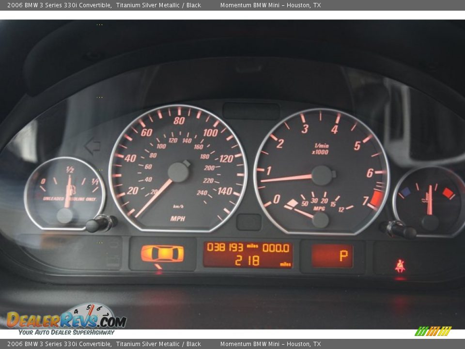 2006 BMW 3 Series 330i Convertible Titanium Silver Metallic / Black Photo #35