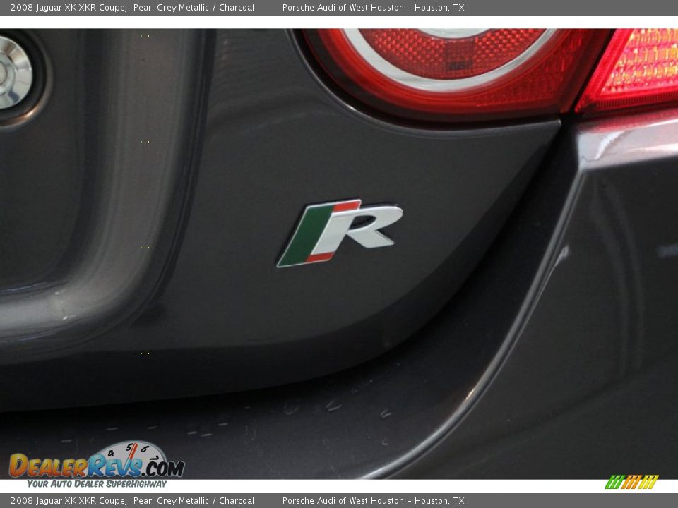 2008 Jaguar XK XKR Coupe Pearl Grey Metallic / Charcoal Photo #13