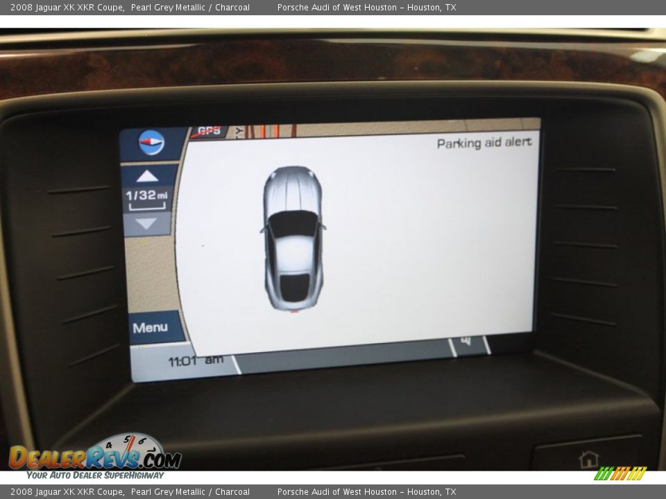 2008 Jaguar XK XKR Coupe Pearl Grey Metallic / Charcoal Photo #14