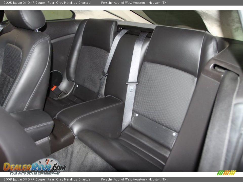 2008 Jaguar XK XKR Coupe Pearl Grey Metallic / Charcoal Photo #20