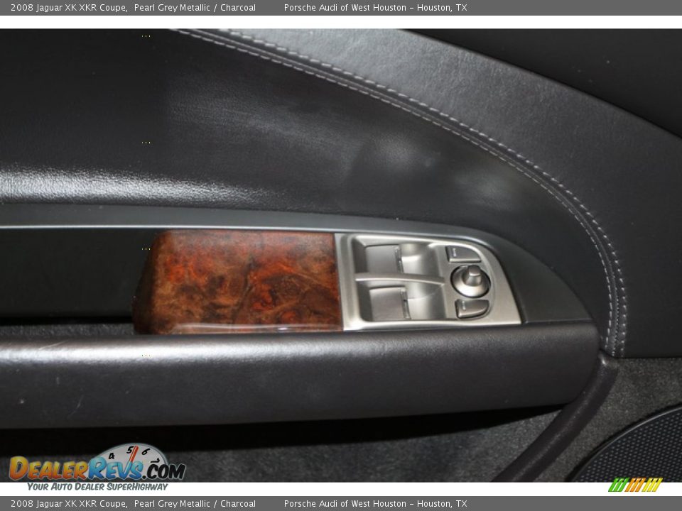 2008 Jaguar XK XKR Coupe Pearl Grey Metallic / Charcoal Photo #21