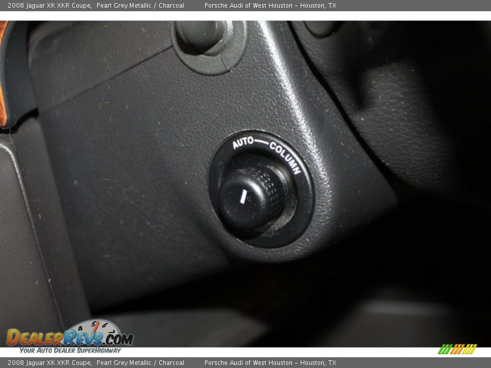 2008 Jaguar XK XKR Coupe Pearl Grey Metallic / Charcoal Photo #25