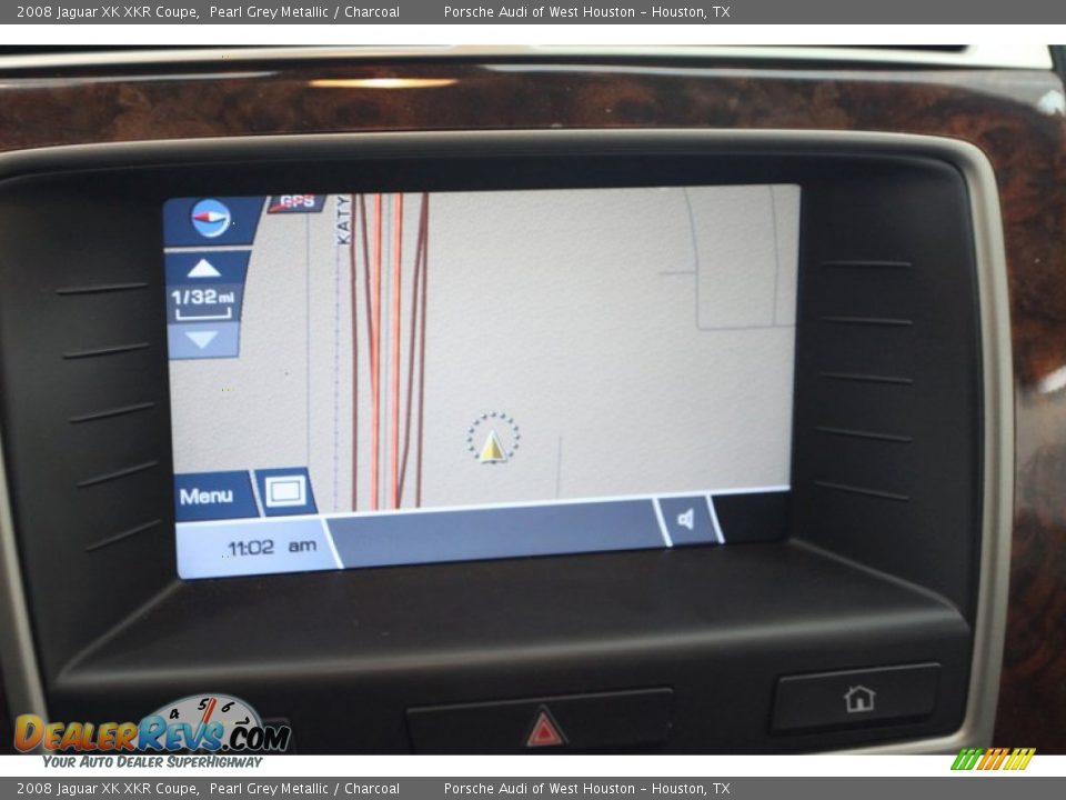 2008 Jaguar XK XKR Coupe Pearl Grey Metallic / Charcoal Photo #26