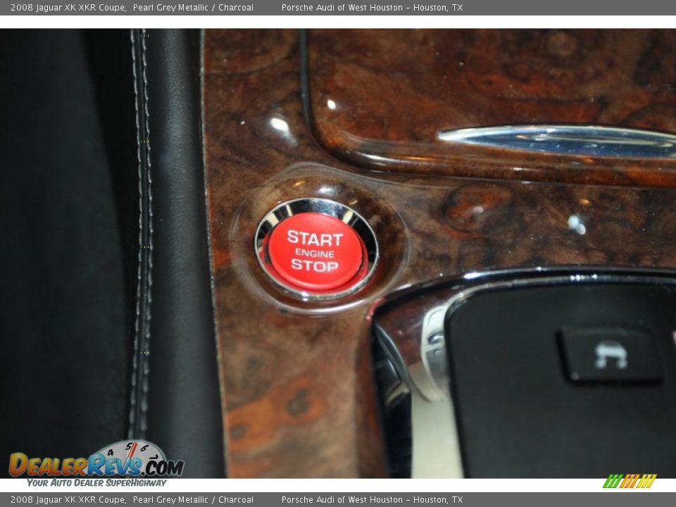 2008 Jaguar XK XKR Coupe Pearl Grey Metallic / Charcoal Photo #28