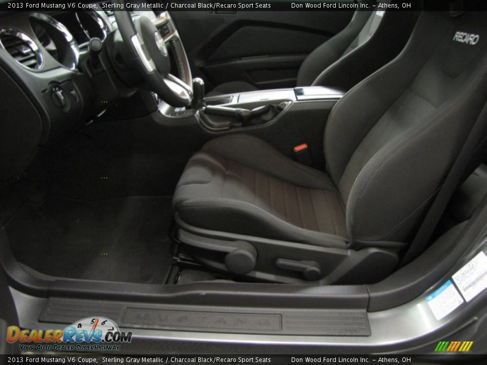 Charcoal Black/Recaro Sport Seats Interior - 2013 Ford Mustang V6 Coupe Photo #6