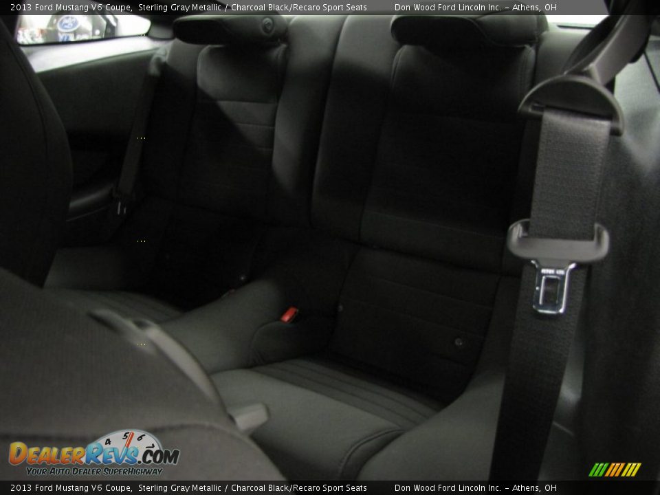 2013 Ford Mustang V6 Coupe Sterling Gray Metallic / Charcoal Black/Recaro Sport Seats Photo #7