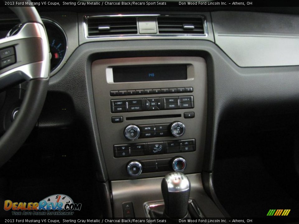 2013 Ford Mustang V6 Coupe Sterling Gray Metallic / Charcoal Black/Recaro Sport Seats Photo #19