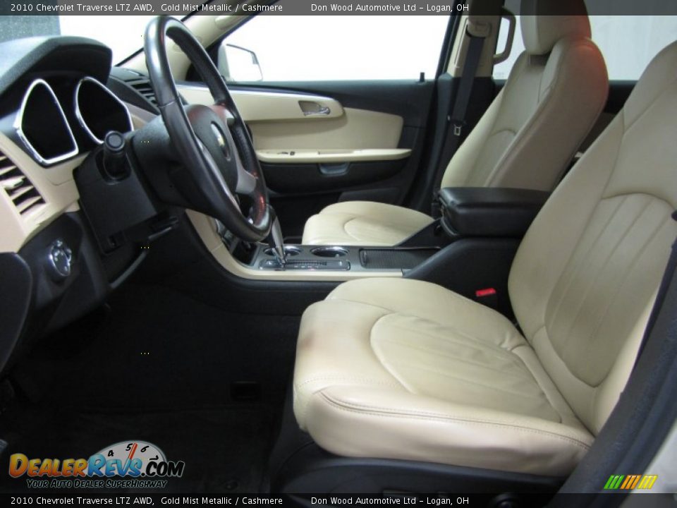 2010 Chevrolet Traverse LTZ AWD Gold Mist Metallic / Cashmere Photo #7