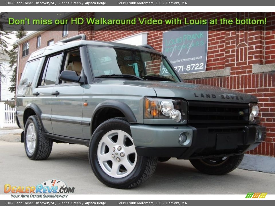 2004 Land Rover Discovery SE Vienna Green / Alpaca Beige Photo #2