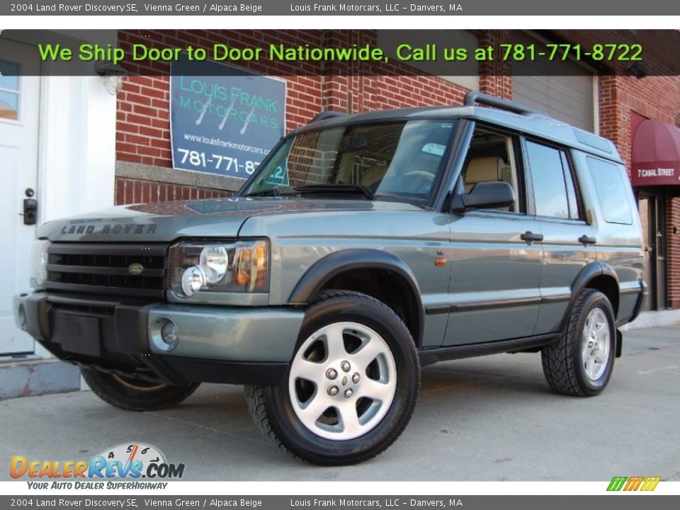 2004 Land Rover Discovery SE Vienna Green / Alpaca Beige Photo #4