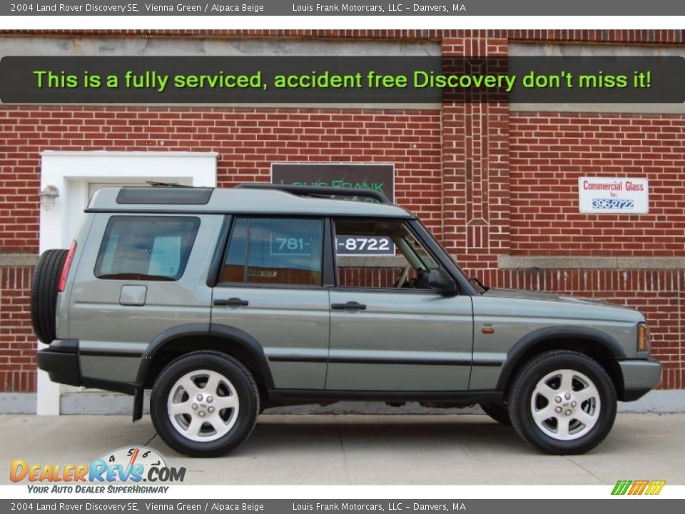2004 Land Rover Discovery SE Vienna Green / Alpaca Beige Photo #6