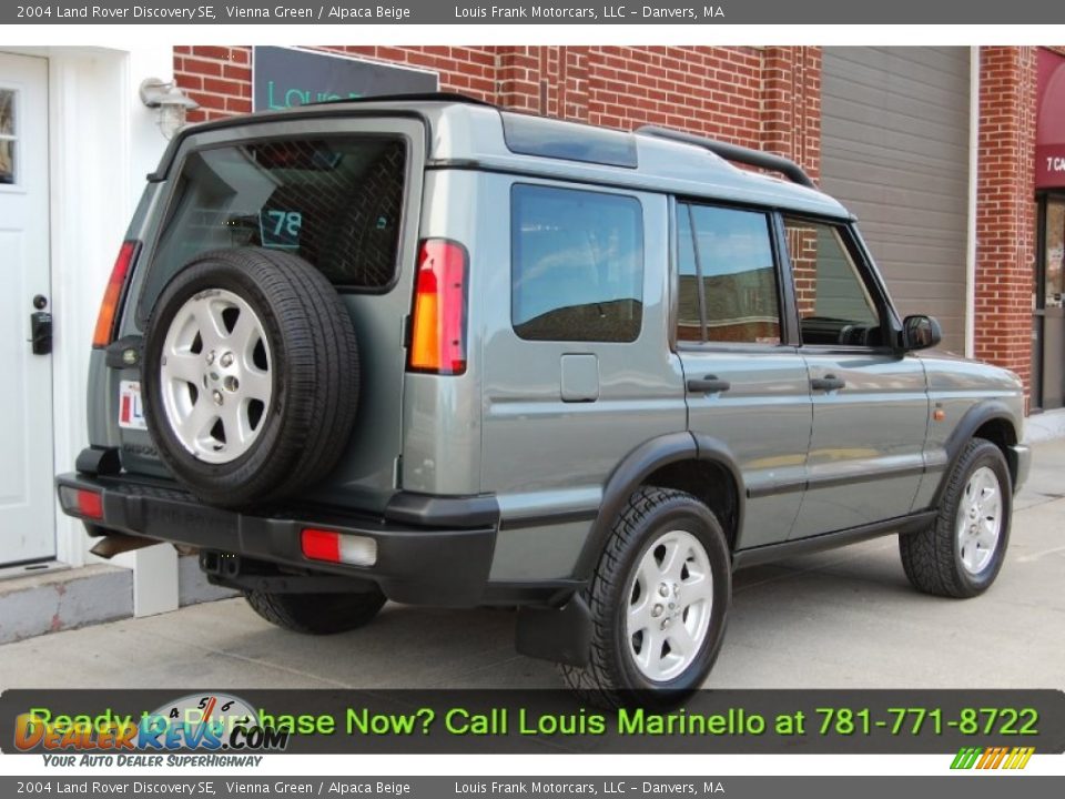2004 Land Rover Discovery SE Vienna Green / Alpaca Beige Photo #13