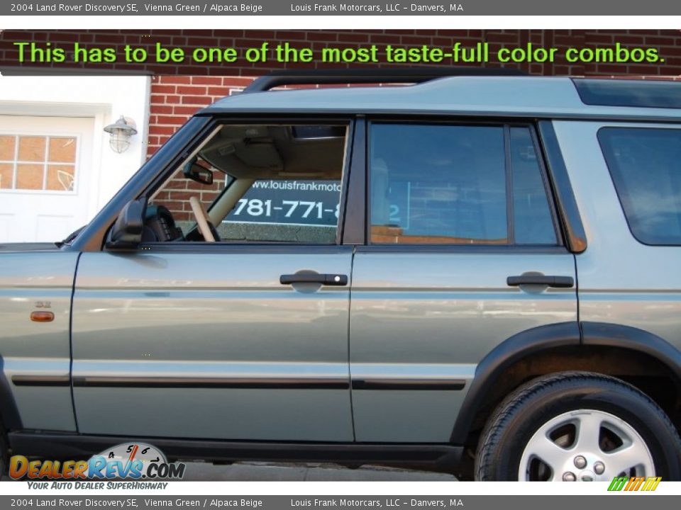 2004 Land Rover Discovery SE Vienna Green / Alpaca Beige Photo #28