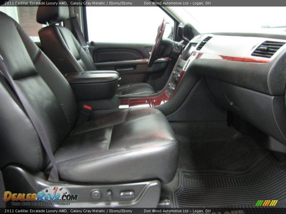 2011 Cadillac Escalade Luxury AWD Galaxy Gray Metallic / Ebony/Ebony Photo #12
