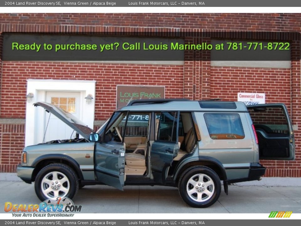 2004 Land Rover Discovery SE Vienna Green / Alpaca Beige Photo #32