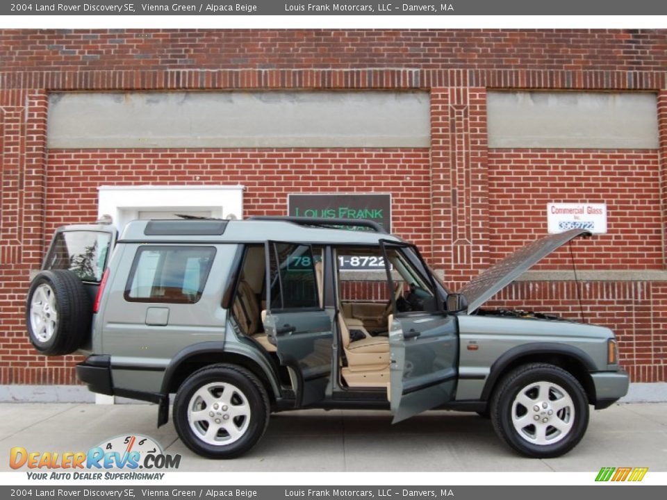 2004 Land Rover Discovery SE Vienna Green / Alpaca Beige Photo #33