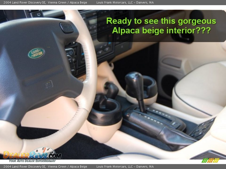 2004 Land Rover Discovery SE Vienna Green / Alpaca Beige Photo #34