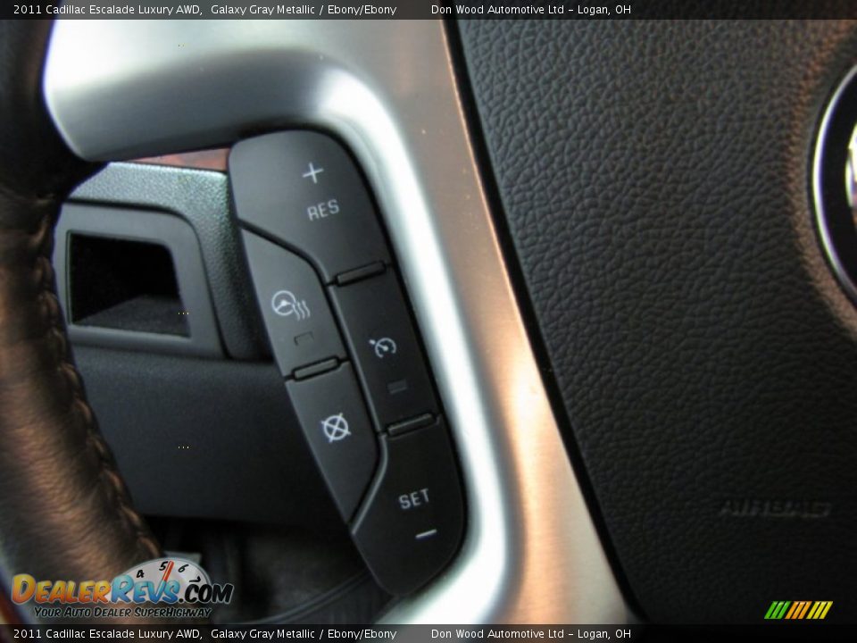 2011 Cadillac Escalade Luxury AWD Galaxy Gray Metallic / Ebony/Ebony Photo #20