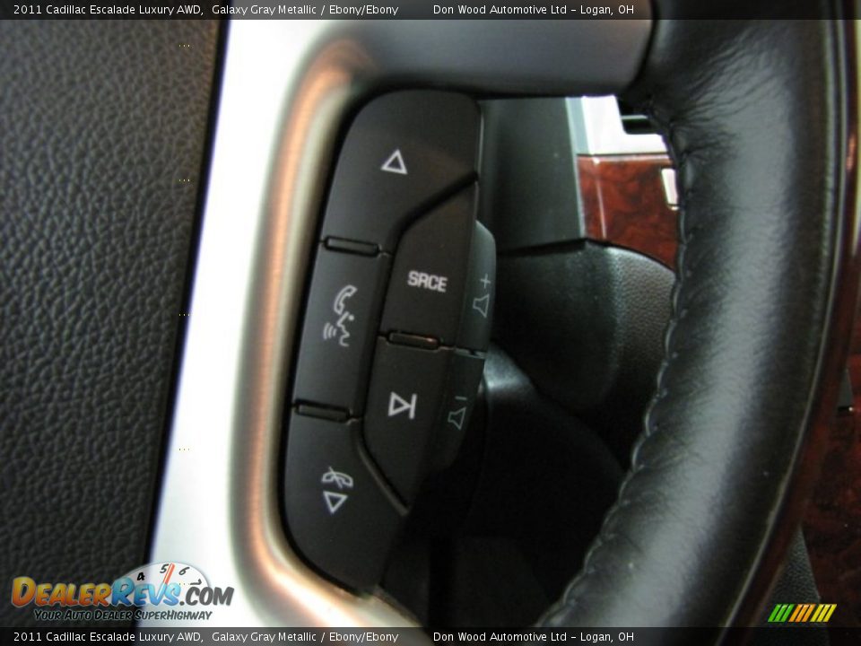 2011 Cadillac Escalade Luxury AWD Galaxy Gray Metallic / Ebony/Ebony Photo #21
