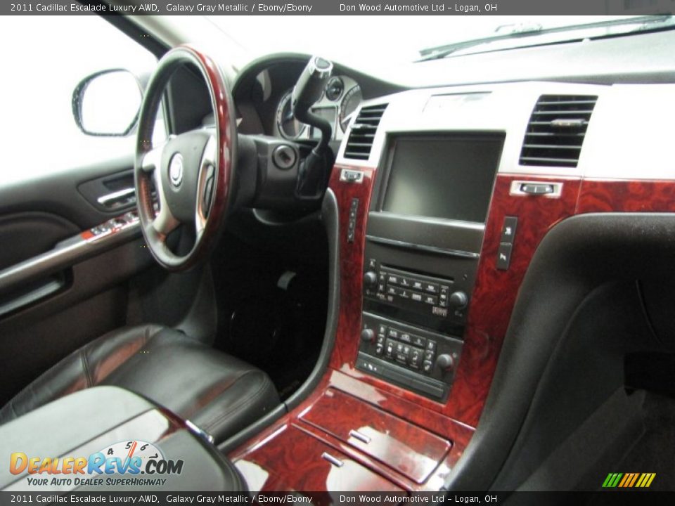 2011 Cadillac Escalade Luxury AWD Galaxy Gray Metallic / Ebony/Ebony Photo #25